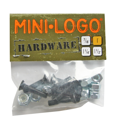 Mini Logo Visserie (Jeu De 8 Vis) Cruciforme 1 Pouce