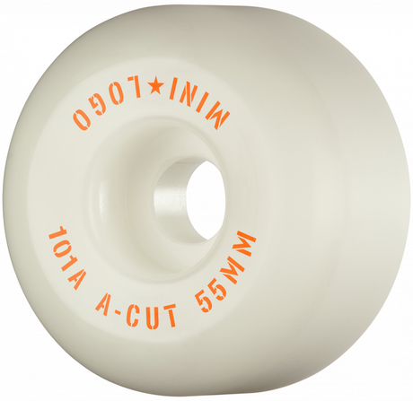 Mini Logo Wheels (Jeu De 4) 55Mm A-Cut Ii 101A White