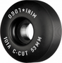Mini Logo Wheels (Jeu De 4) 53Mm C-Cut Ii 101A Black