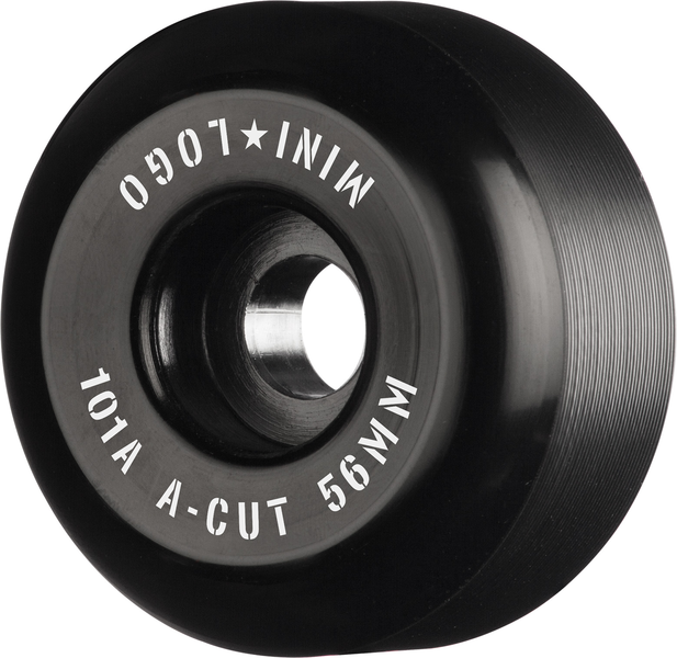 Mini Logo Wheels (Jeu De 4) 56Mm A-Cut Ii 101A Black
