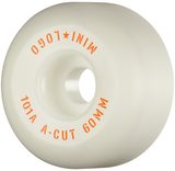 Mini Logo Wheels (Jeu De 4) 60Mm A-Cut Ii 101A White