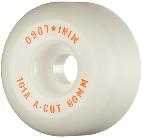 Mini Logo Wheels (Jeu De 4) 60Mm A-Cut Ii 101A White