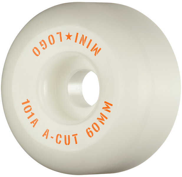 Mini Logo Wheels (Jeu De 4) 60Mm A-Cut Ii 101A White