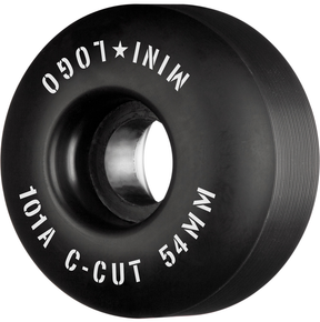 Mini Logo Wheels (Jeu De 4) 54Mm C-Cut Ii 101A Black