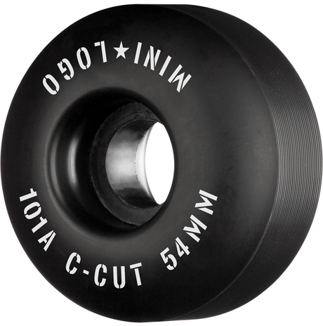 Mini Logo Wheels (Jeu De 4) 54Mm C-Cut Ii 101A Black