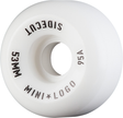 Mini Logo Wheels (Jeu De 4) 53Mm Sidecut Hybrid Iii 95A Wht