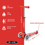 Mini Micro Deluxe Led - Rouge