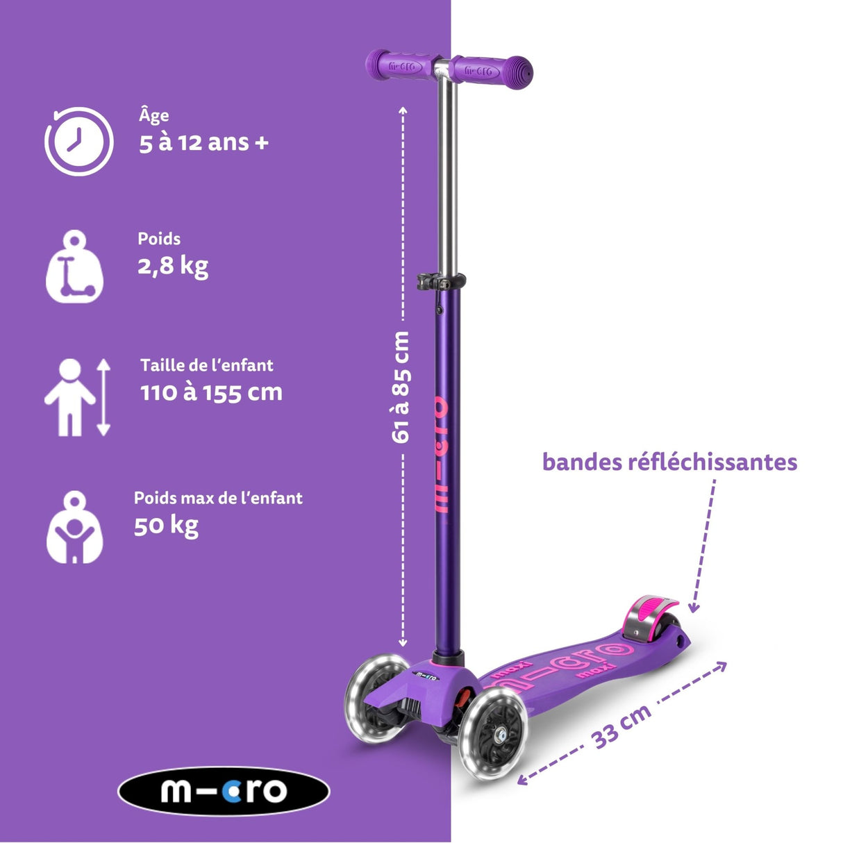 Maxi Micro Deluxe Violet Led