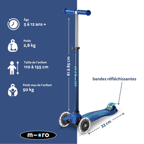 Maxi Micro Deluxe Bleu Navy Led