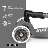 Maxi Micro Deluxe Pliable Led - Gris Volcan