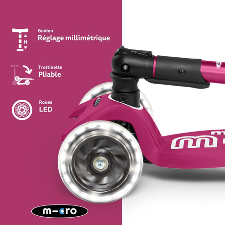 Maxi Micro Deluxe Pliable Led - Baie Rouge