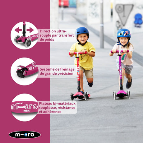 Maxi Micro Deluxe Pliable Led - Baie Rouge
