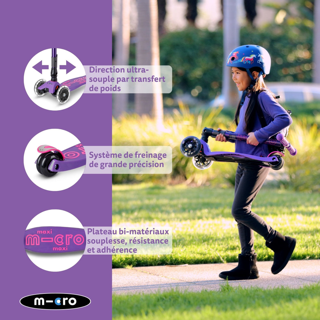Maxi Micro Deluxe Pliable Led - Violet