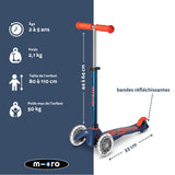 Mini Micro Deluxe Led - Bleu Marine Et Rouge