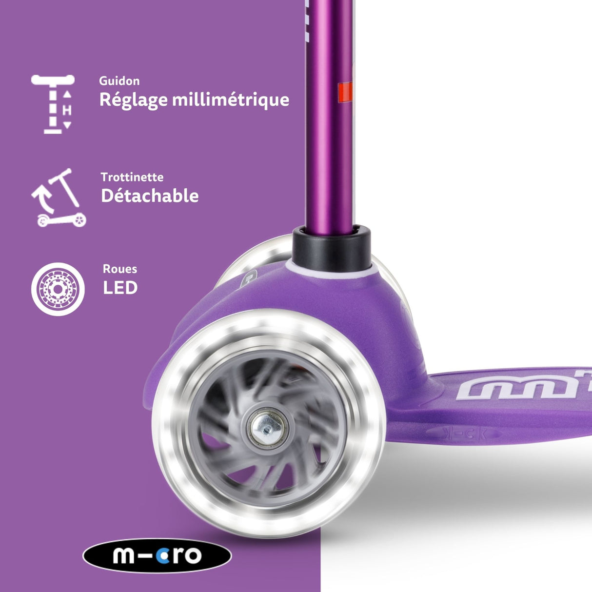 Mini Micro Deluxe Led - Violet