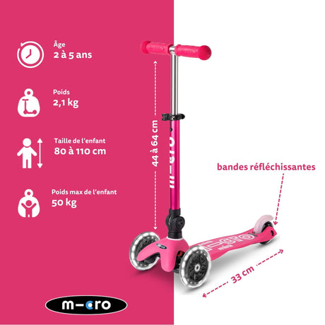 Mini Micro Deluxe Pliable Led - Rose