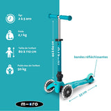 Mini Micro Deluxe Pliable Led - Aqua