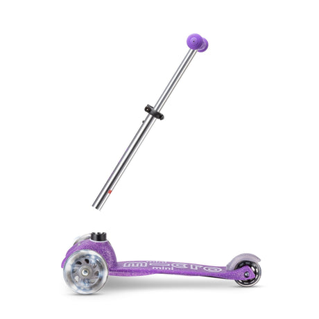 Trottinette Enfant Mini Micro Deluxe Glitter Violet Led