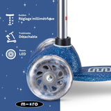 Mini Micro Deluxe Glitter Bleu Led