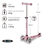 Mini Micro Deluxe Rock & Go Led - Rose Poudré