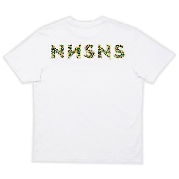 Tee-shirt Nonsense Fill Mosaic White