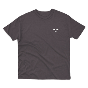 Tee-shirt Nonsense Face Off Embroidered Charcoal