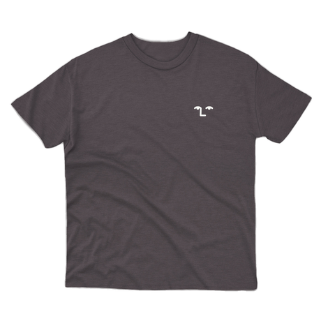 Tee-shirt Nonsense Face Off Embroidered Charcoal