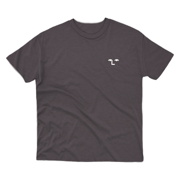 Tee-shirt Nonsense Face Off Embroidered Charcoal