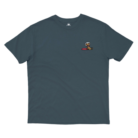 Tee-shirt Nonsense Embroidered Cone Of Shame Steel