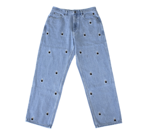 Pantalon Nonsense Bigfoot Denim Aop Lighter Denim