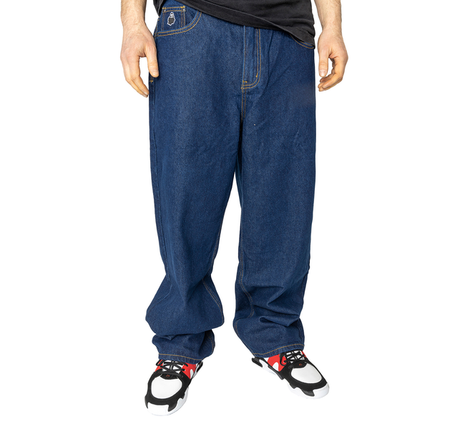 Pantalon Nonsense Biggerfoot Denim Blue Rinsed