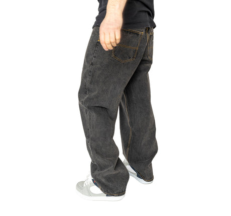 Pantalon Nonsense Biggerfoot Denim Washed Black