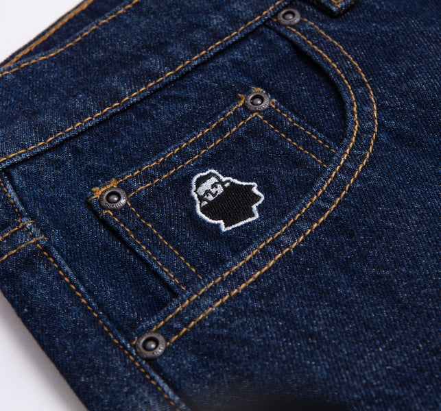 Pantalon Nonsense Nessie Denim Blue Rinsed