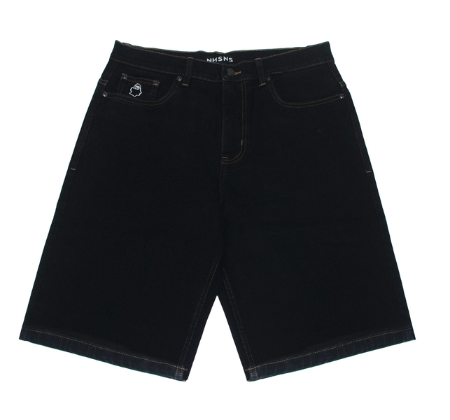 Short Nonsense Biggerfoot Denim Black Stone Stretch