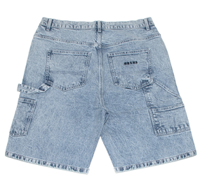 Short Nonsense Yeti Denim Acid Blue Stretch