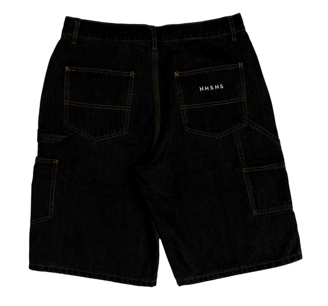 Short Nonsense Yeti Denim Black Stone Stretch
