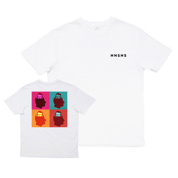 Tee-shirt Nonsense Andy's Head Logo White