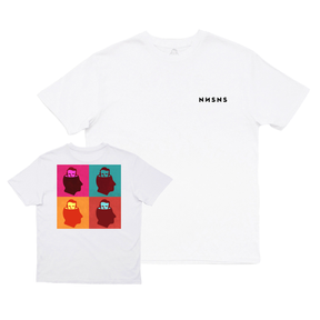 Tee-shirt Nonsense Andy's Head Logo White