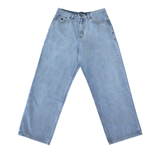 Pantalon Nonsense Biggerfoot Denim Light Stone Washed