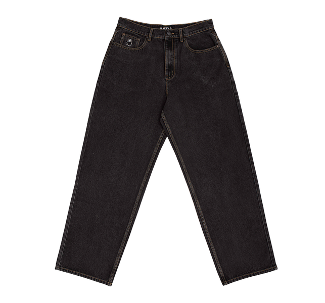 Pantalon Nonsense Biggerfoot Denim Black Washed