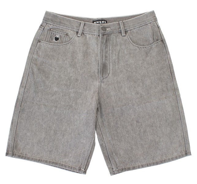Short Nonsense Bigfoot Denim Grey Washed