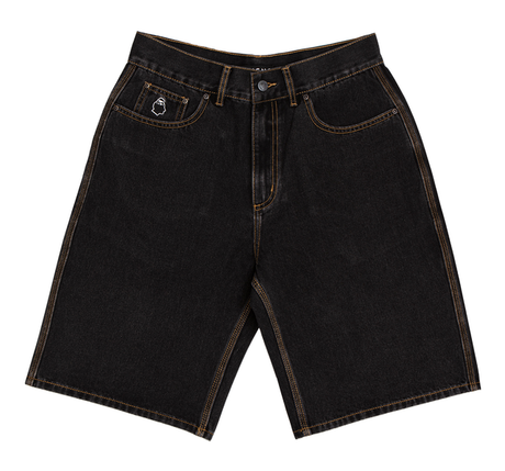 Short Nonsense Bigfoot Denim Black Washed