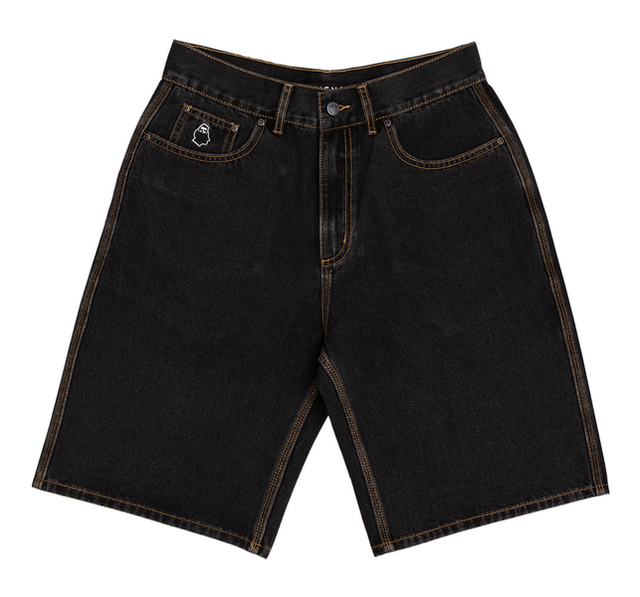 Short Nonsense Bigfoot Denim Black Washed