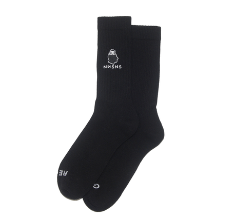 Chaussettes Nonsense Head Logo Embroidered Black