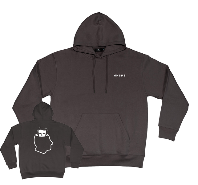Sweat à capuche Nonsense Head Logo Charcoal
