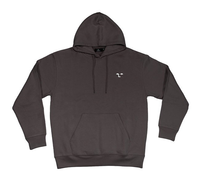 Sweat à capuche Nonsense Face Off Embroidered Charcoal
