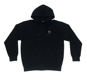 Sweat zippé à capuche Nonsense Blockhead Full Black