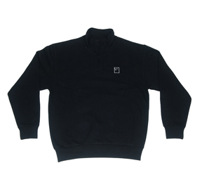 Sweat zippé à capuche Nonsense Crew Blockhead 1-4 Black