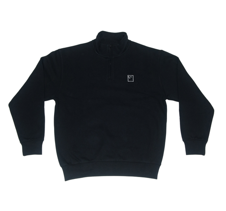 Sweat zippé à capuche Nonsense Crew Blockhead 1-4 Black