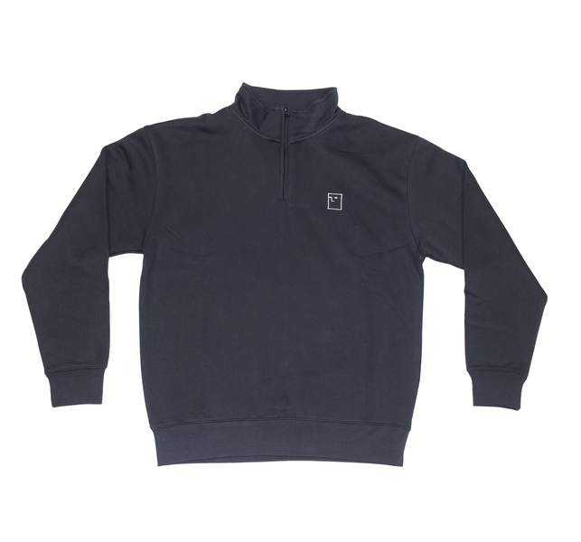 Sweat zippé à capuche Nonsense Crew Blockhead 1-4 Charcoal